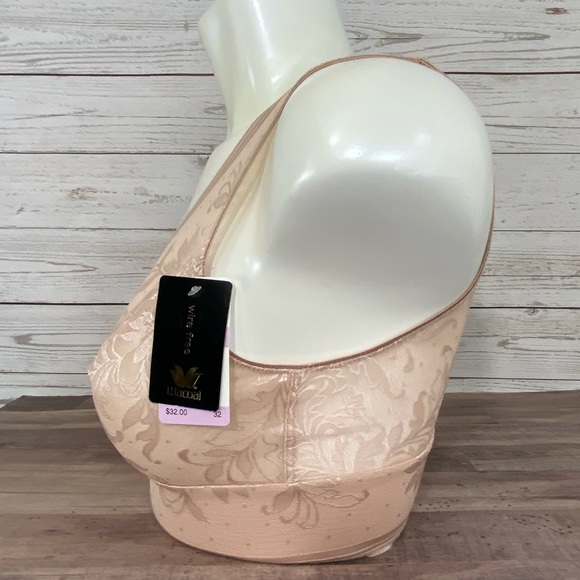 Waycoal Lace Wire Free Soft Cup Lace Bra - Picture 3 of 5